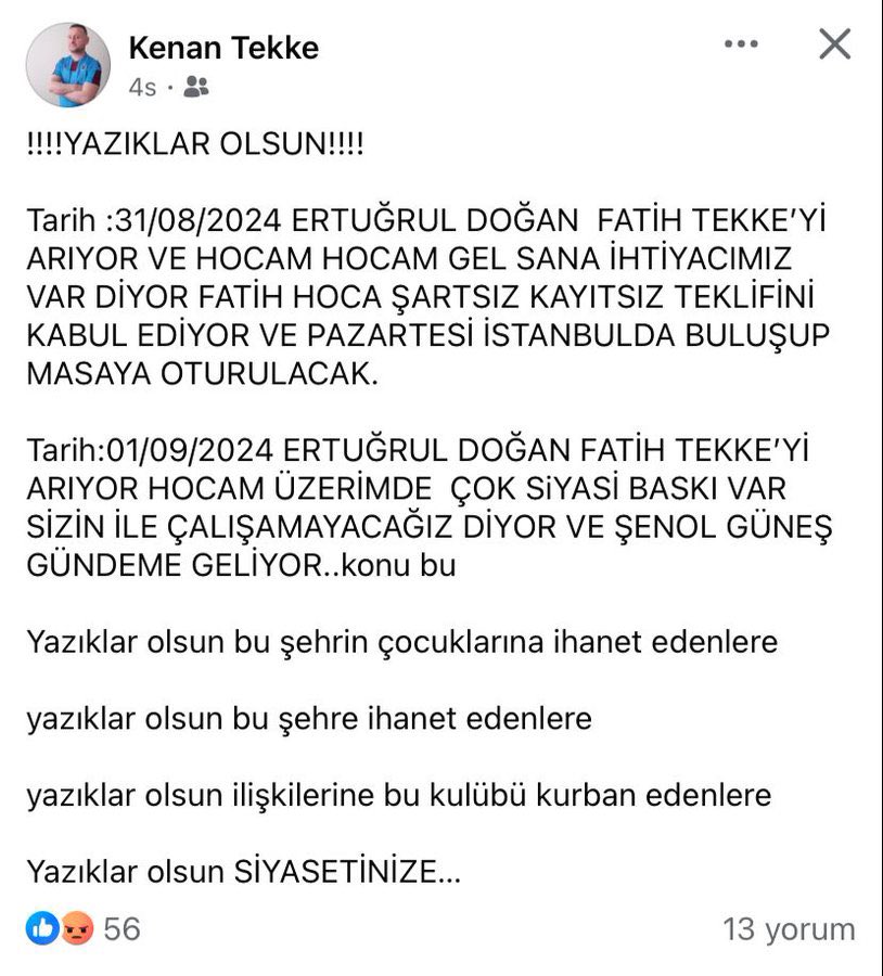 Kenan Tekke (Fatih Tekke'nin Kardeşi)