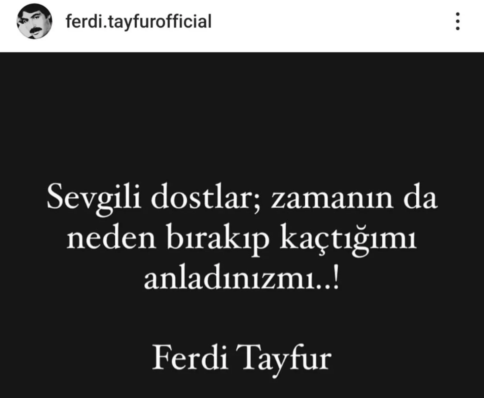 Ferdi Tayfur Açıklama