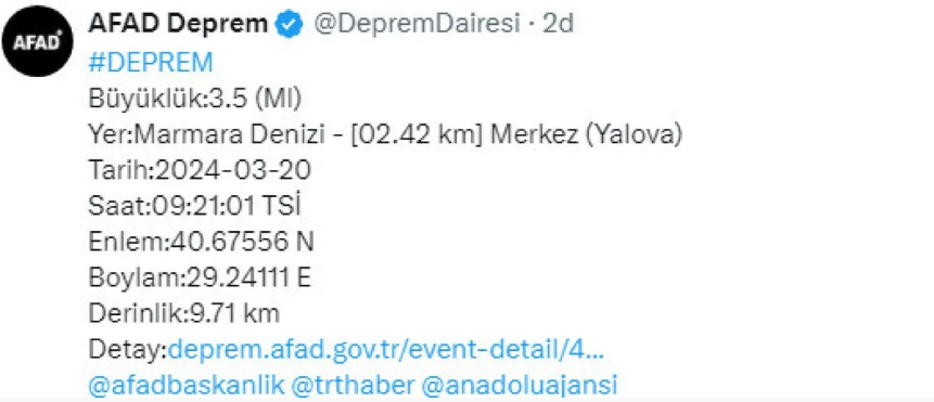 İstanbul Ve Çevresinde Korkutan Deprem2