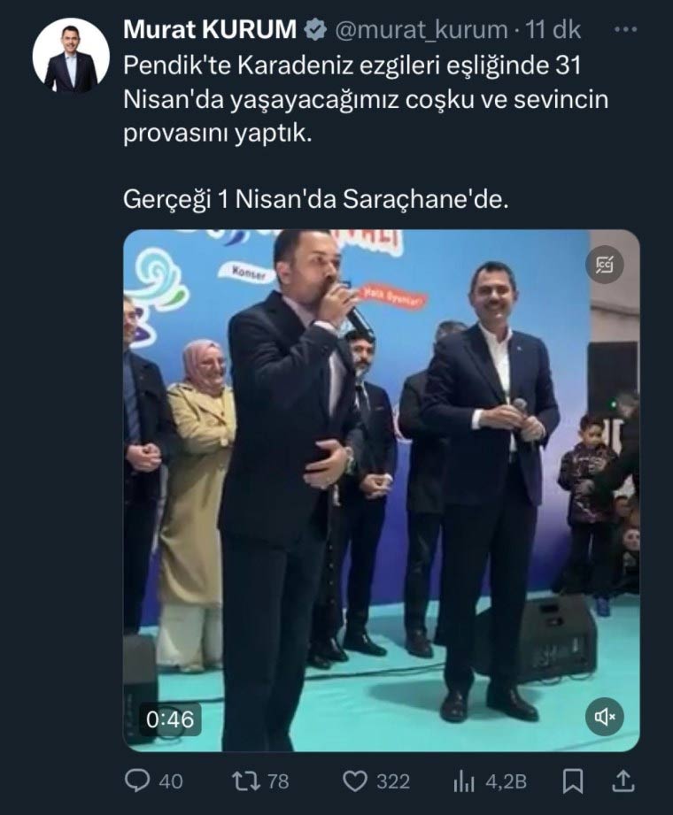 Murat Kurum Bu Sefer De Seçim Tarihini Karıştırdı