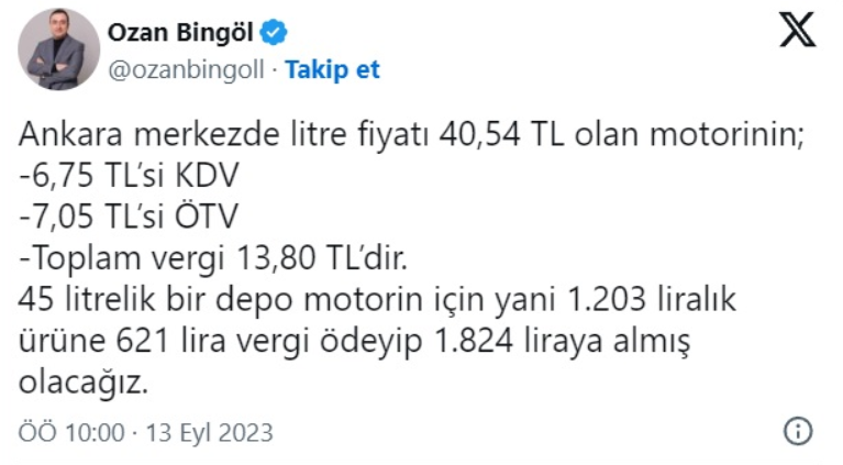 67288a5bc1dfe motorinin vergisi ne kadar