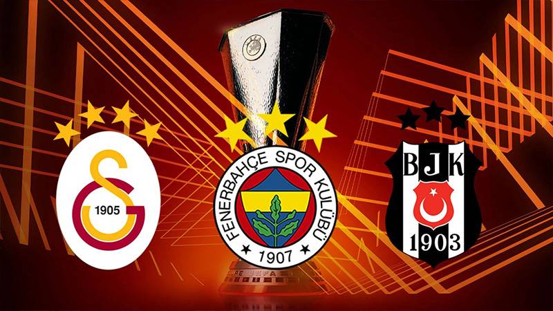 Beşiktaş, Fenerbahçe ve Galatasaray'ın UEFA Avrupa Ligi'ndeki rakipleri belli oldu