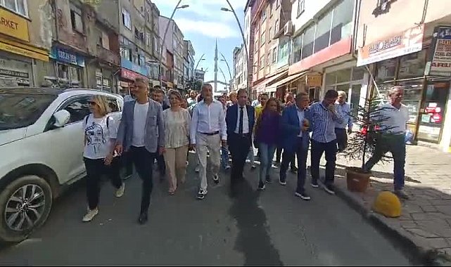 CHP'li Mustafa Adıgüzel, fındık üreticileri için 100 kilometre yürüyec