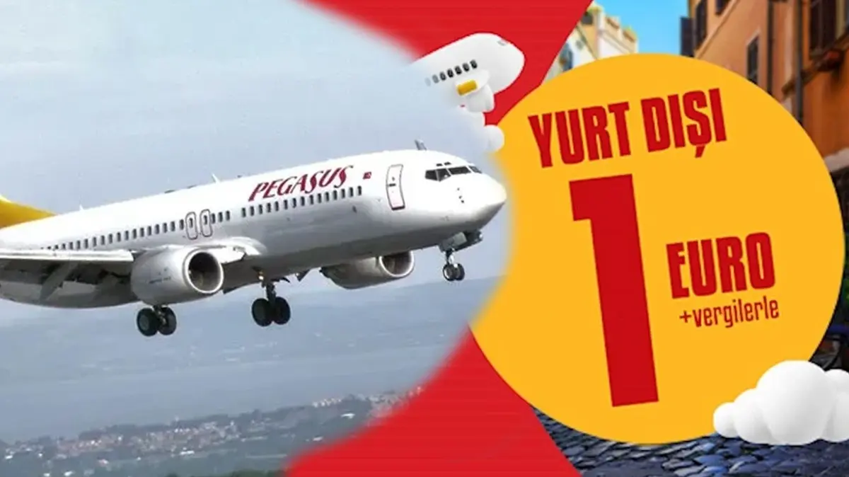 Pegasus’tan 1 Euro’ya uçak bileti kampanyası! İşte seyahatiniz için öneriler