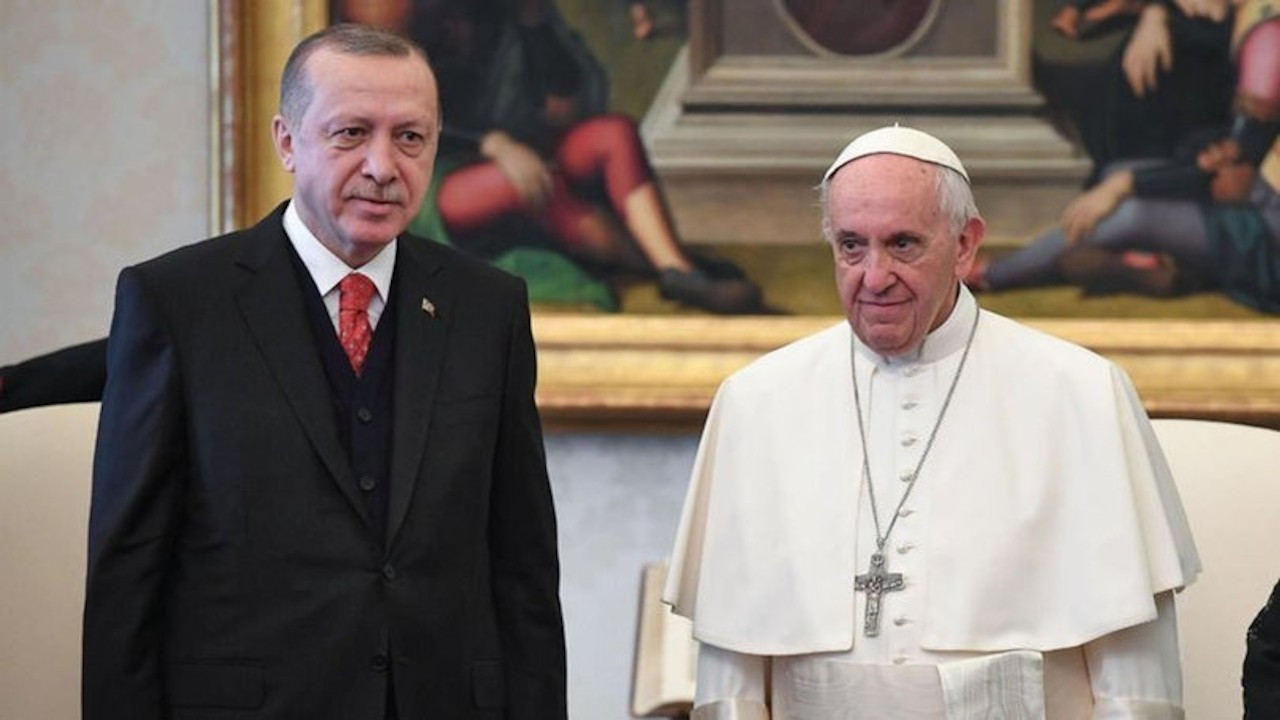 Cumhurbaşkanı Erdoğan'dan Papa Fransuva'ya Filistin mektubu