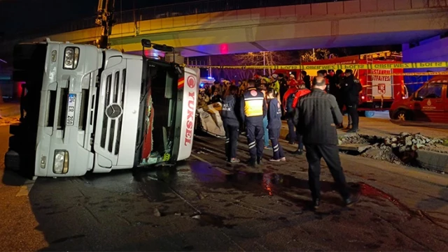 Üst geçide çarparak 4 kişinin ölümüne sebep olan TIR şoförü tutuklandı