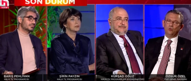 Halk TV'de soru krizi! Özgür Özel'den Şirin Payzın'a fırça