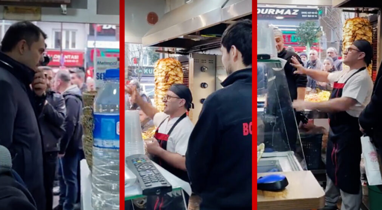 Murat Kurum ile döner ustası arasında dikkat çeken diyalog!