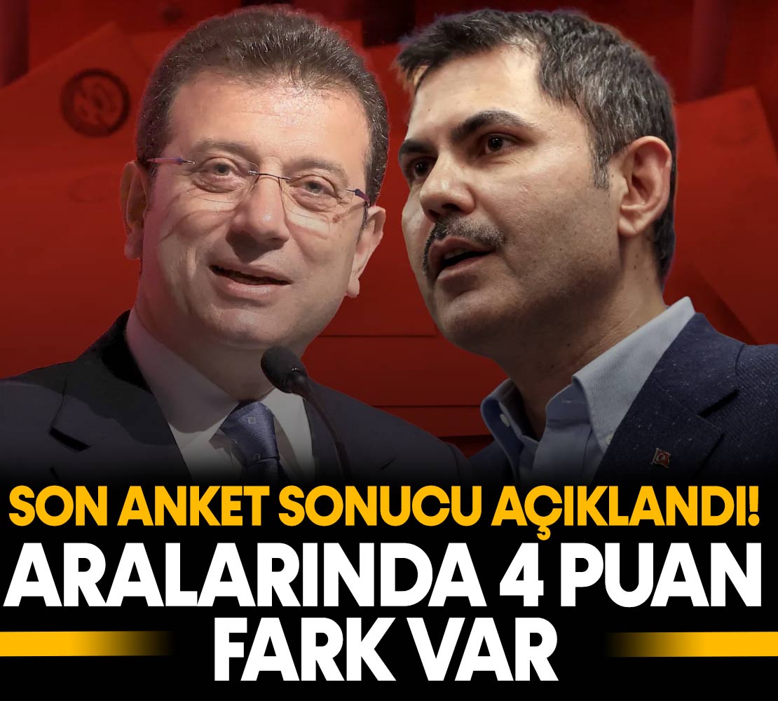 Son seçimi bilen şirket anket sonuçlarını açıkladı! İstanbul'u Ekrem İmamoğlu mu Murat Kurum mu yönetmeli?