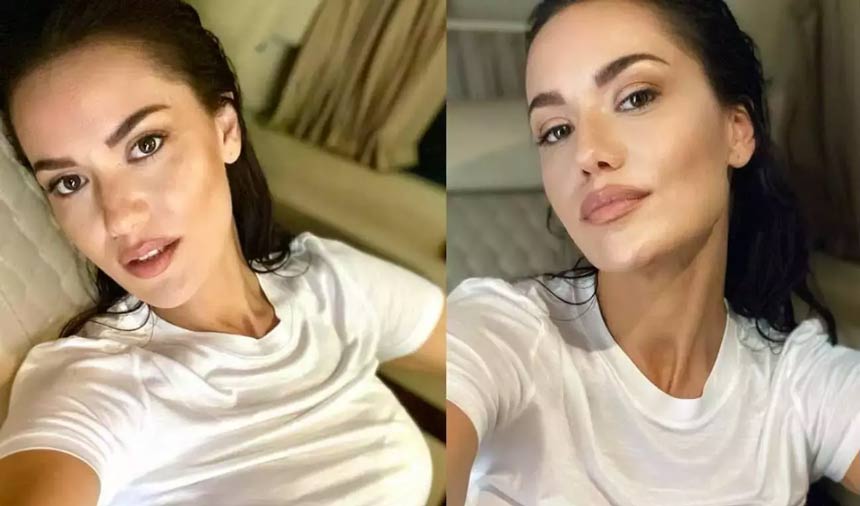 Fahriye Evcen reklam filminde karavan krizi olay oldu