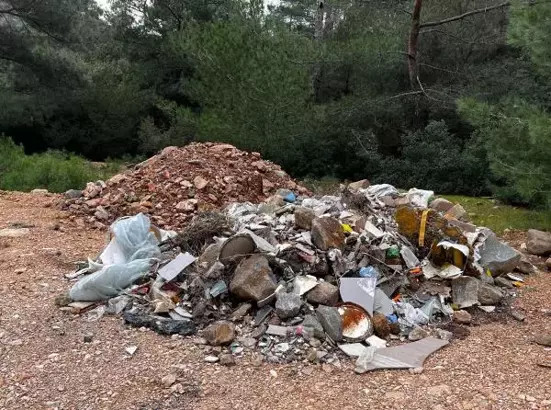 Bodrum'un ormanları moloz yığınına döndü