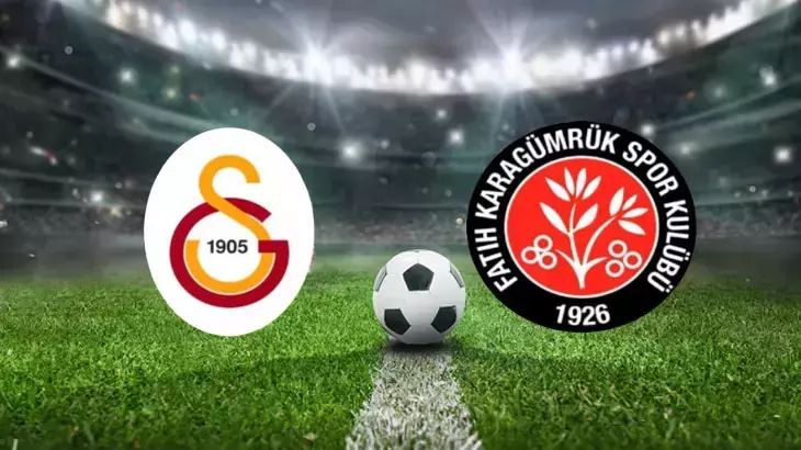 Galatasaray – Fatih Karagümrük karşılaşması ilk 11'leri belli oldu!