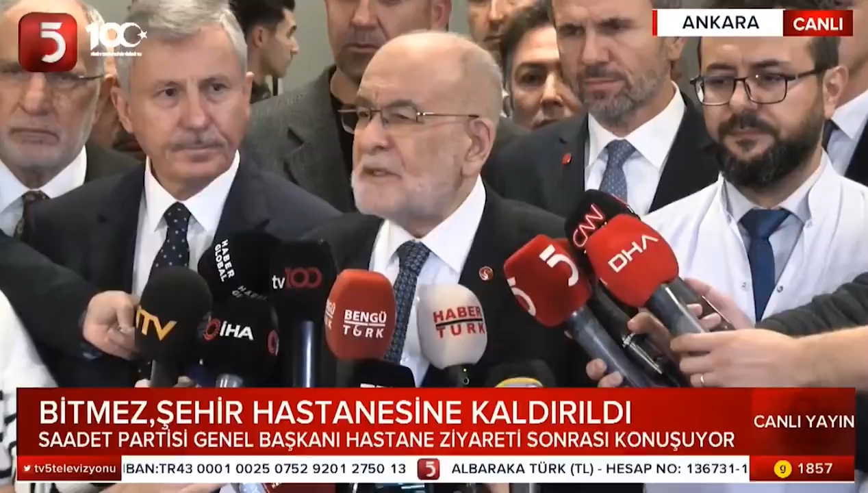 Temel Karamollaoğlu'ndan Hasan Bitmez açıklaması: Hayati tehlikesi var