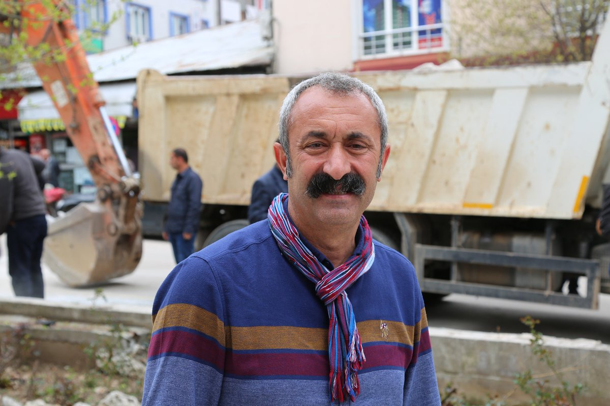 Komünist Başkan Fatih Mehmet Maçoğlu'ndan Erkan Baş'a destek