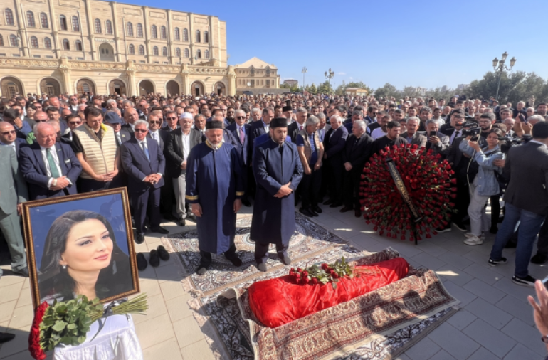 Azerbaycan Milletvekili Ganire Paşayeva'ya veda! Cenazedeki o detay dikkat çekti