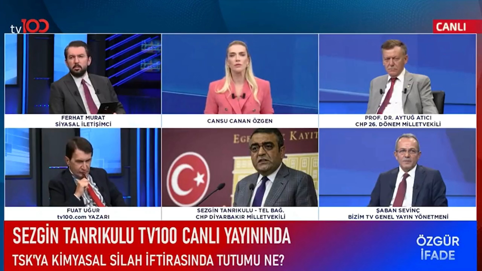 CHP'li Sezgin Tanrıkulu'nun canlı yayında TSK'yi hedef alan sözleri stüdyoyu karıştırdı