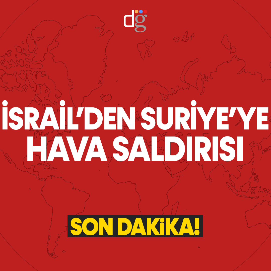 Son Dakika: İsrail, Suriye'yi bombaladı! İşte o görüntüler…