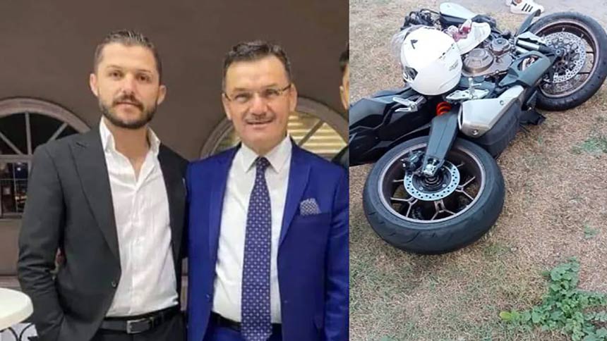 AK Partili Başkan Yaşar Arslan'ın oğlu motosiklet kazasında öldü!