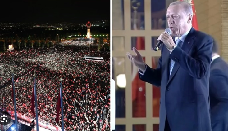 Cumhurbaşkanı Erdoğan'ın balkon konuşması! Kemal Kılıçdaroğlu'nu bombaladı