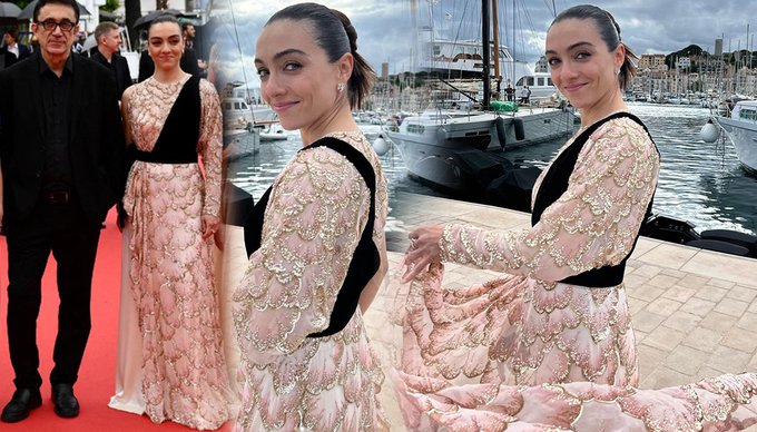 Merve Dizdar Cannes tarzı için 'rezil' 'iğrenç' diyenlere fena patladı