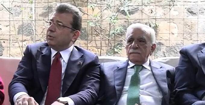 Ekrem İmamoğlu, Ahmet Türk’ü ziyarete gitti: Tarihi konakta misafir edildi