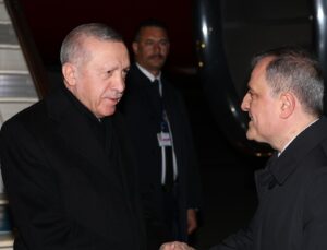 Cumhurbaşkanı Erdoğan, Azerbaycan’a gitti