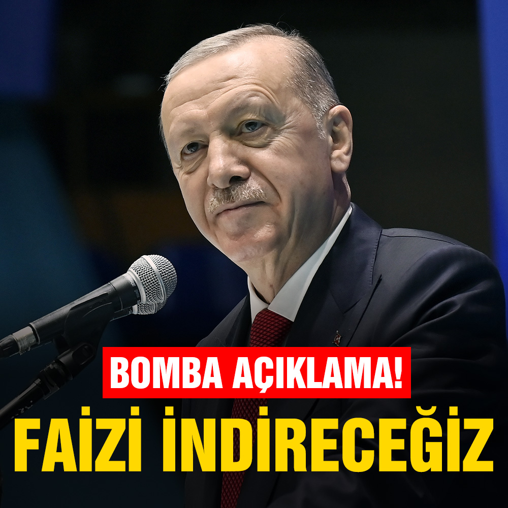 Cumhurbaşkanı Erdoğan: Faiz inecek ki enflasyon da insin