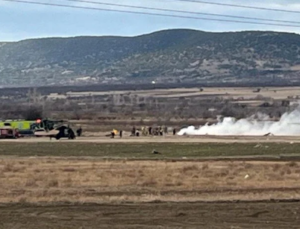 Isparta’da askeri helikopter düştü! 5 asker şehit oldu