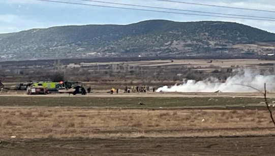 Isparta’da askeri helikopter düştü! 5 asker şehit oldu