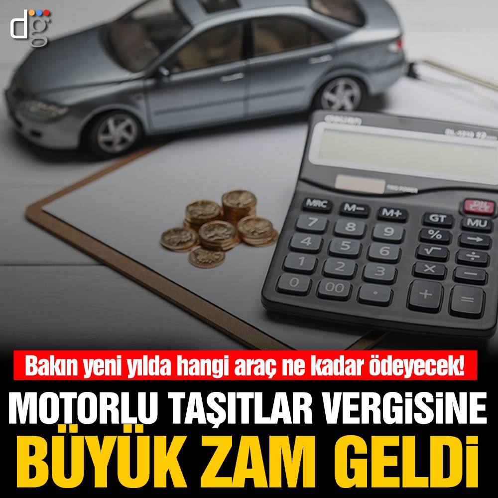 Motorlu Taşıtlar Vergisi’ne büyük zam: Hangi araç ne kadar ödeyecek?