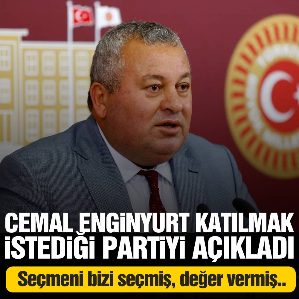 Cemal Enginyurt katılmak istediği partiyi açıkladı