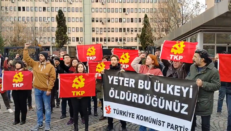 TKP’den Kültür Bakanlığı önünde Bolu faciası eylemi: “Katil patronlar, katil AKP”